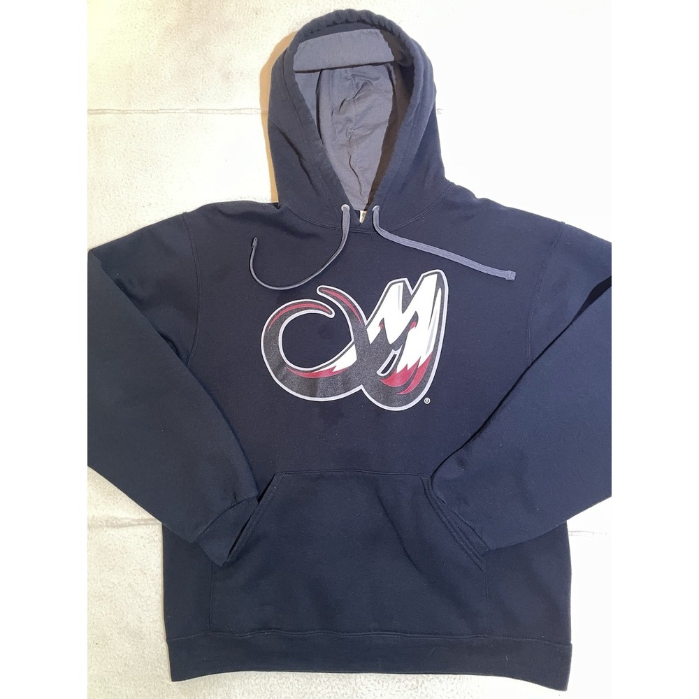 Colorado‎ Mammoths Lacrosse Hoodie Mens Size L Black NLL Sports Sweatshirt
